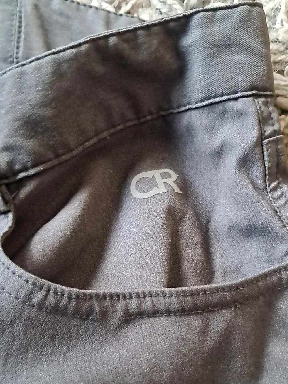 Club Ride Apparel Men's Charcoal Stretch Chinos